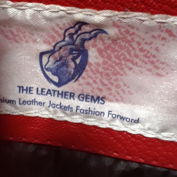 Gorgeous red leather jacket..sz..small - Picture 4 of 6